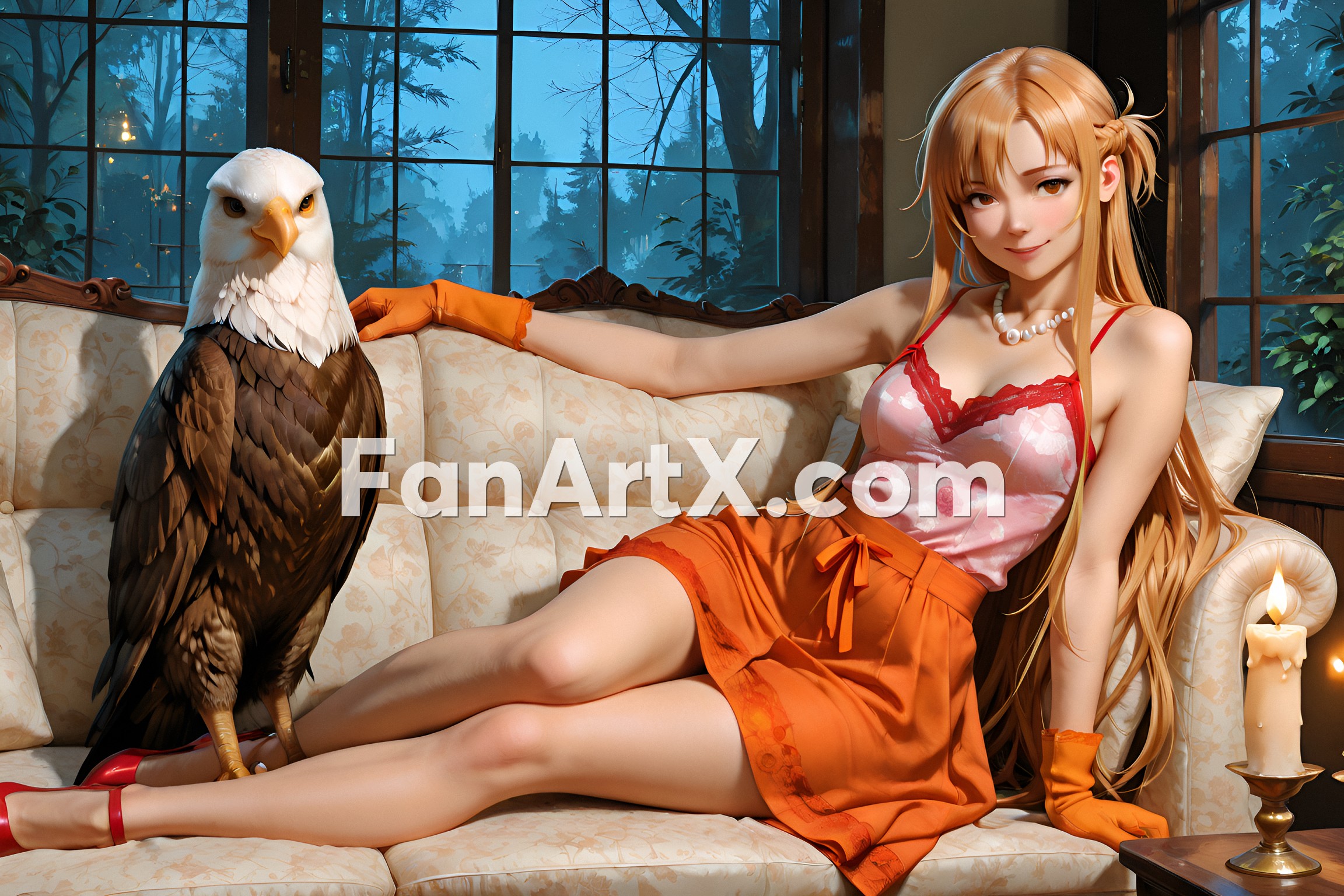 Sao Asuna Yuuki Fanart - Sword Art Online character 8802738
